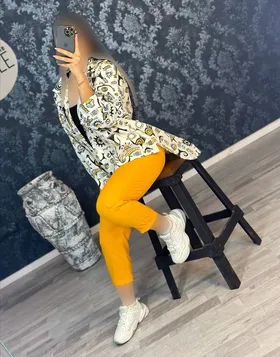 ست مانتو و شلوار کد : 8082