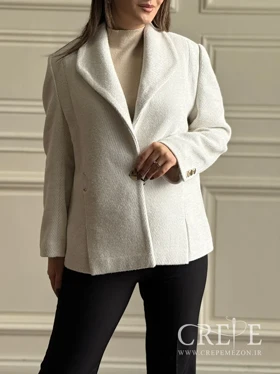 کت موهر یقه برگی یراق دار