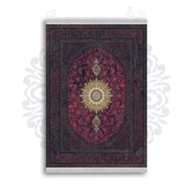 *جدید* فرشینه از جنس پارچه شانل مخمل ترک طرح فانتزی برند دفه کد 681