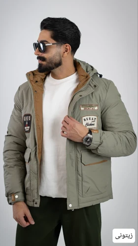 کاپشن مردانه فردوس_کد4670