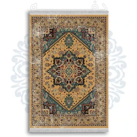 فرشینه از جنس پارچه هازان مخمل ترک طرح گلیم برند دفه کد DDGG 73