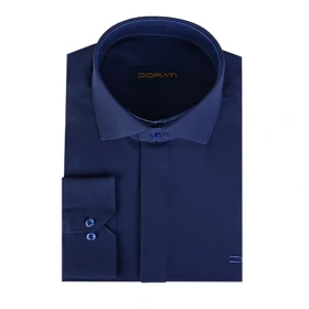 پیراهن مردانه رسمی دوشین سورمه ای