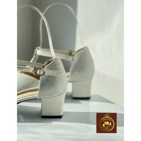 کفش صندل مجلسی نگینی دورمچی جلو باز زنانه پروانه