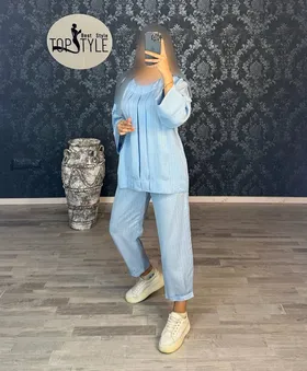 ست بلوز و شلوار کد : 8194