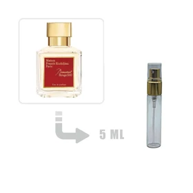دکانت عطر ادکلن باکارات رژ 540 سفید مردانه و زنانه 5 میل اصلی Baccarat Rouge 540 5ml