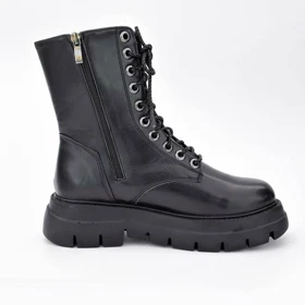 نیم بوت زنانه استرادیواریوس مدل00002-Stradivarius-Flat-Ankle-Boots