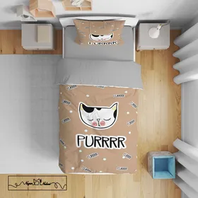 روتختی کودک طرح cartoon cat کد 280000
