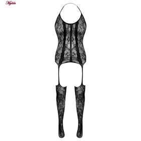 سرهمی فانتزی زنانه کد 4855-S63 رنگ مشکی