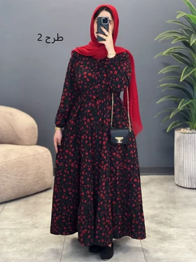 3163-پیراهن بلند نوردخت