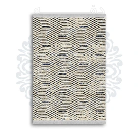 *جدید* فرشینه از جنس پارچه شانل مخمل ترک طرح فانتزی برند دفه کد 280