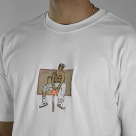 تیشرت اسپرت نایک مدل CMP-Tupac Shakur-3E852 سفید