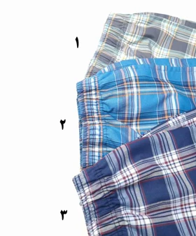 شلوارک چهارخانه جیب‌دار مردانه تارپنبه اوت لت