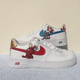 کفش اسپرت نایک ایرفورس مدل air force طرح IronManVSCapitan nike