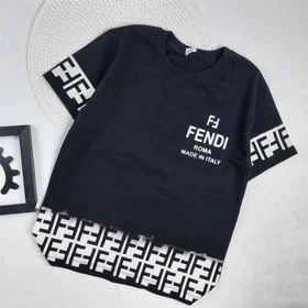 تیشرت مشکی FENDI پسرانه