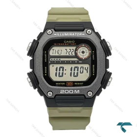 ساعت مردانه کاسیو DW-291H مشکی سبز Casio-7398-G