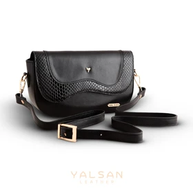 کیف دوشی زنانه چرم یلسان مدل هیوار کد 117-MRV