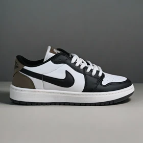 نایک ایر جردن 1 بدون ساق تراویس اسکات مشکی سفید ( Nike Air Jordan 1 Low Travis Scott BW)