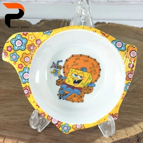 کاسه کودک گرد جوجه ملامین یزد گل