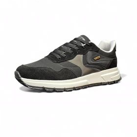 کفش مردانه مدل جئوکس مشکی سفید