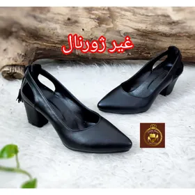 کفش مجلسی زنانه پشت منگوله پاشنه‌بلند A 26