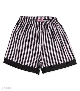 ست لباس خواب راحتی شلوارک و بلوز ساتن anamax آنامکث کد 025 طرح Victoria's Secret