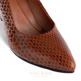 ست کیف و کفش زنانه چرم یلسان مدل گلوریا کد910-ZHAKLIN-MRV