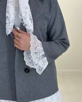 مانتو آستین گیپور