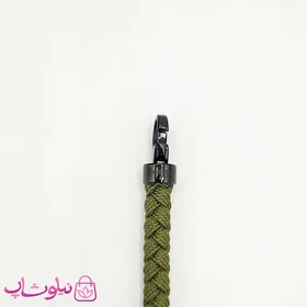 دستبند امگا کنفی مردانه سبز قفل مشکی کیفیت مستر