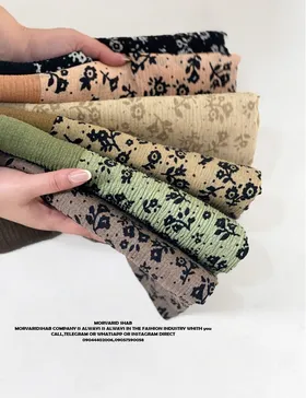 شال وارداتی گل‌دار کد 3E