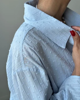 شومیز زاپ پشت پیلی کد 500436