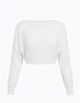 بافت کراپ بیسیک زنانه رزمری مدل Rose Merry CL3257