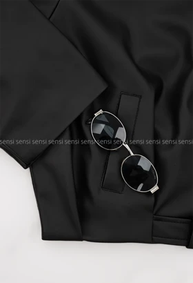 بامبر چرم آستر دار کد1004698