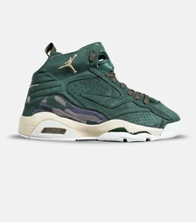 کفش کتانی ساق‌دار مردانه سبز یشمی Nike air jordan 5 v02