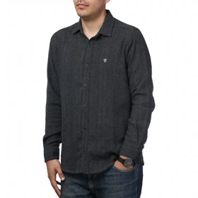 پیراهن آستین بلند کنفی مردانه مدل 61011036