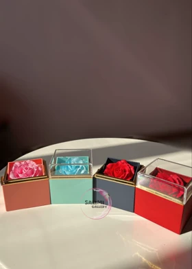 باکس گل رز چرخشی