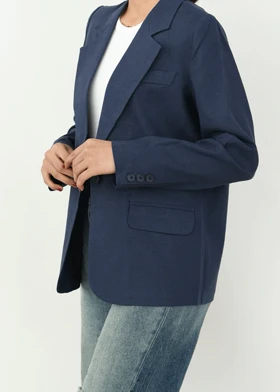 کت لینن جیب نما