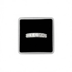 پیرسینگ بینی نقره نگیندار