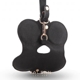 کاور عینک چرم یلسان مدل مدیس کد 116-HRM (مشکی)