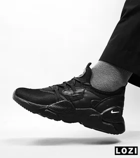 کفش کتانی مردانه و زنانه مشکی Nike Huarache