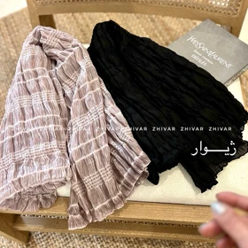 شال پلیسه مزونی سنگ‌شور