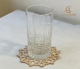زیرلیوانی مخمل طرح اناری پرکار بسته 6 عددی