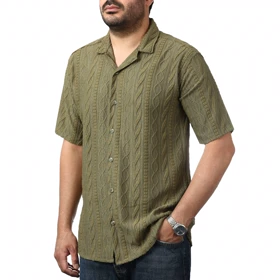 پیراهن آستین کوتاه مراکشی مردانه مدل 6211811