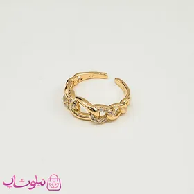 انگشتر زنانه ژوپینگ مدل کارتیه نگین‌دار