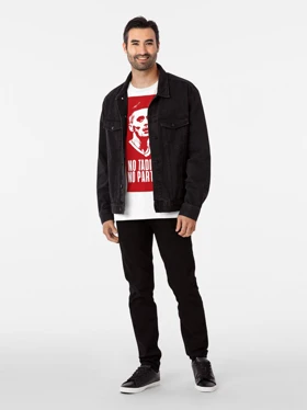 تیشرت لانگ ورزشی آژاکس | تیشرت لانگ Ajax طرح No Tadic No Party کد 147624