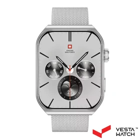 ساعت مچی هوشمند سوئیس میلیتاری SWISS MILITARY مدل ALPS3-SLF-SLSteelSt