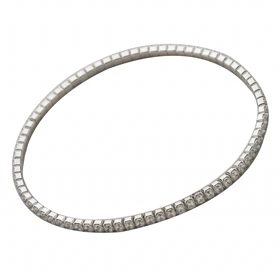 دستبند نقره تنیسی کشی کد 351234