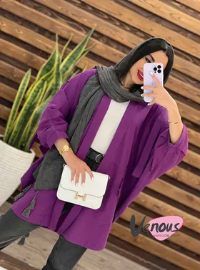 مانتو پانچ سرشونه بنددار