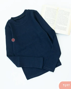 بلوز کبریتی یقه گرد 4592