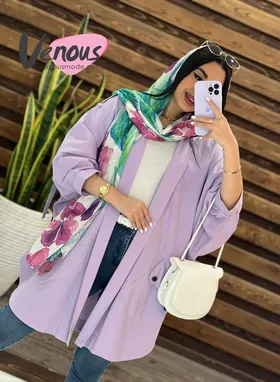 مانتو پانچ سرشونه بنددار