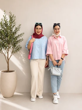 شومیز زنانه آستین پاگن دار